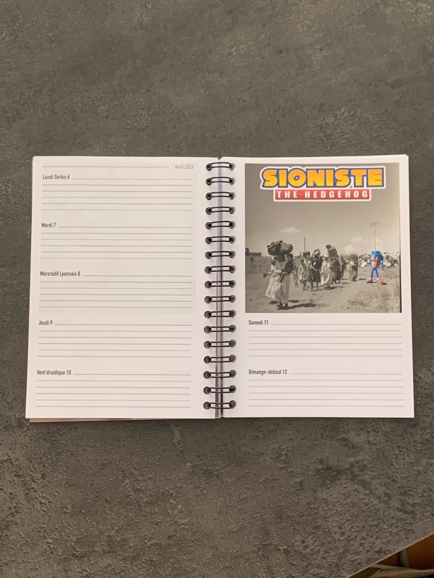 AGENDA 2025 2026 - Le dernier agenda avant la fin du monde