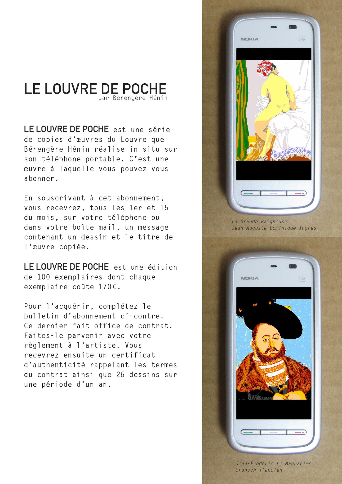 Le Louvre de poche - abonnement